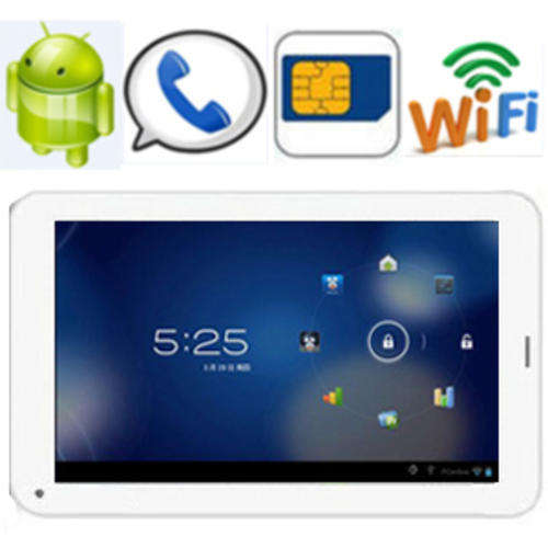 -LOCAL STOCK- Dual Camera 7 Inch Google Android 4.0 GSM PHONE TABLET - Wifi + GSM +3G WHITE COLOR