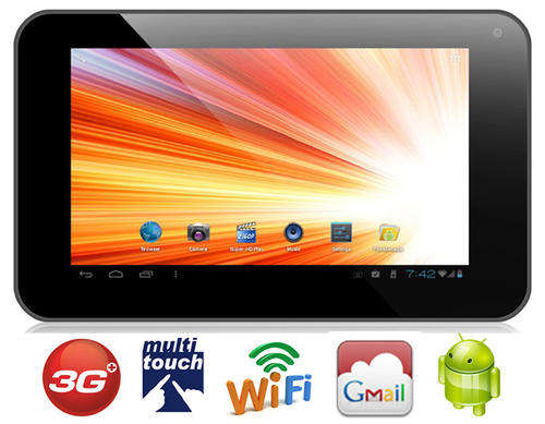 -LOCAL STOCK- Dual Camera *BLACK* 7" Google Android 4.0 Tablet-3G-WIFI
