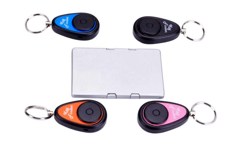 4 Wireless Key Finder Keyring Locator Alarm With Receiver 40m Range Car Keychain