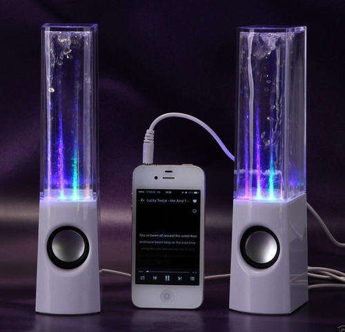 USB LED Light Dancing Water Show Speaker Music for PC Laptop Galxry S5 NOTE 3