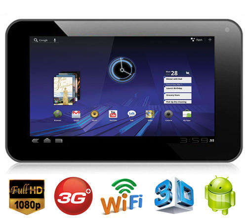 Ultimate HyperTAB "BLACK" - 7" ANDROID 4.2 - 512MB RAM - 4GB memory- 3G - WIFI - Bluetooth