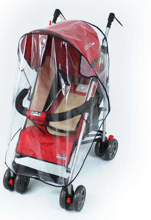 New arrival luxury trolley rain cover baby car windproof hood rain cover car umbrella rain cover