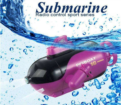 New Mini Green Radio RC Remote Control Sub Submarine Boat Explorer LED Toy Gift