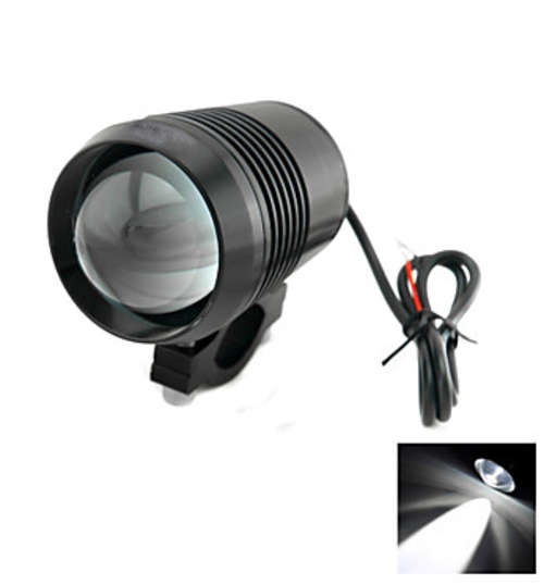 CREEU2 24W Waterproof 3-Mode 6500K White Light Motorcycle LED Bulb (12-60V) Free Shipping