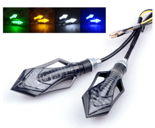 Sword Shape Motorcycle LED Light Turn Signal Indicator Free Shipping