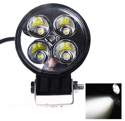 12W (4*3W) 780LM Light Led ATV Work Spot Lamp for Off-road Driving SUV Truck (DC9-32V)