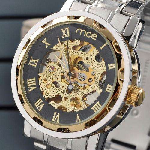 *Free Courier* Luxury Watch Men golden montre Automatic Self-Wind Wristwatches Skeleton Mechanical