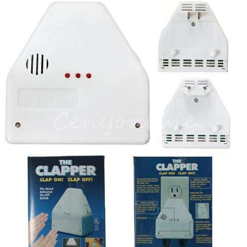 The Clapper Sound Activated Switch On/Off By Hand Clap Electronic Gadget Light