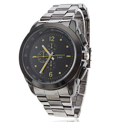 *Free Courier* Business men wtatch table decoration eye alloy steel fashion band watch