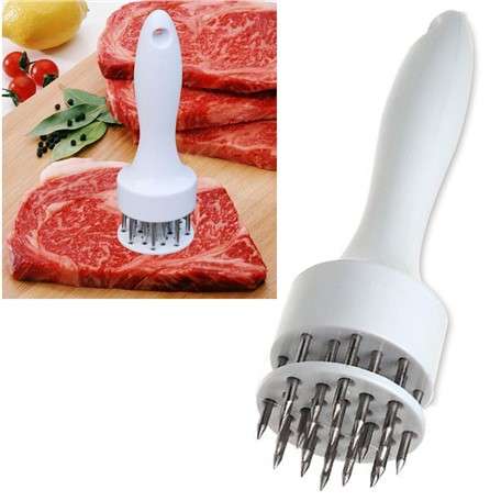 Stainless Steel Needle Kitchen Knives Professional Cooking Meat Tenderizer Tool
