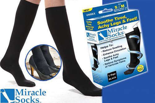 NEW Small/Medium Miracle Copper Anti-Fatigue Compression Socks