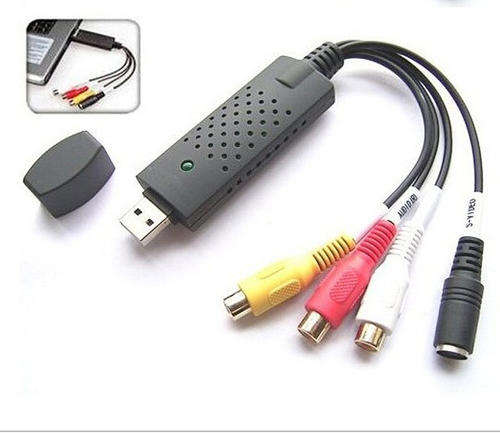 EasyCAP USB 2.0 TV DVD VHS Video Audio AV Capture for windows WIN 7 8 32 64 Bit