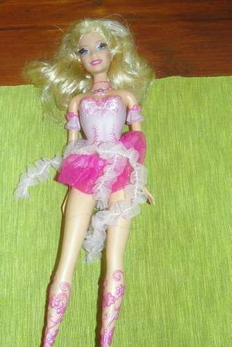 Fairy Barbie with rooted eyelashes - pink dress