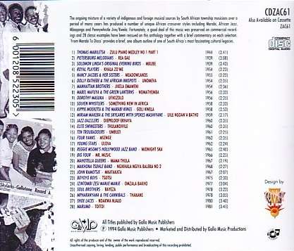 from marabi to disco -various artists - cd