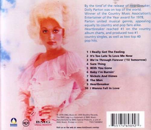 dolly parton - heartbreaker - cd