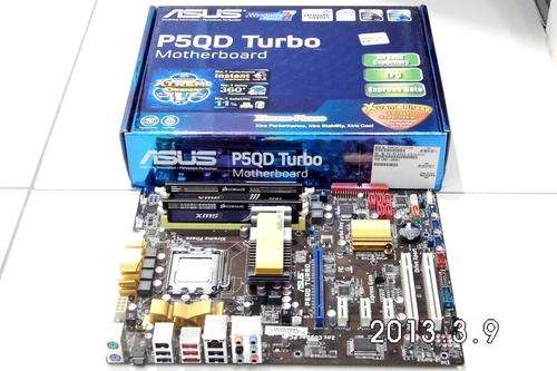 Asus motherboard complete with CPU and RAM