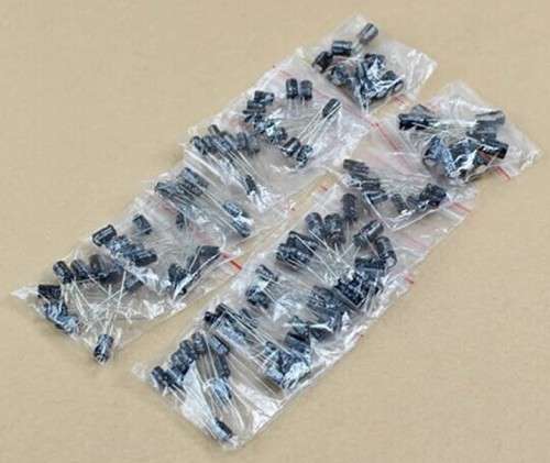 Capacitor Assortment Kit - Electrolytic 120 Piece 12 Values **LOCAL STOCK**