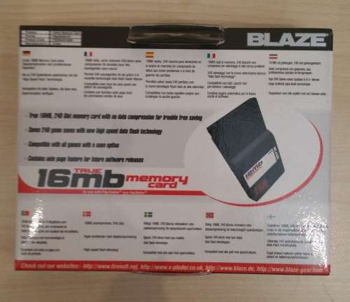 PS1 Playstation Memory Cards BLAZE 4mb and 16 mb RETRO **LOCAL STOCK**