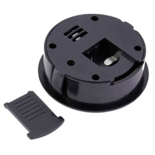 Thermometer & Hygrometer Temperature Humidity Meter Round (Black) **LOCAL STOCK**