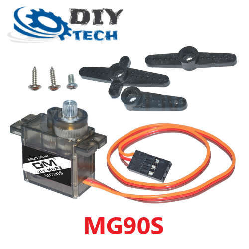 Micro Servo MG90S Metal Gear R/ Car/Plane/Heli/Arduino ** IN STOCK **