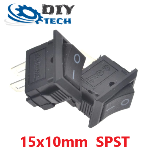 Switch Mini Rocker SPST 2 PIN Black 250V 3A  ON/OFF **LOCAL STOCK**