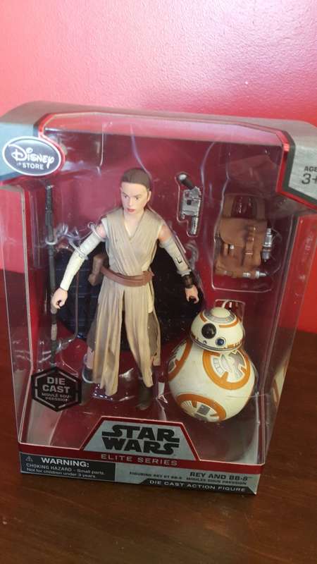 Disney Star Wars The Force Awakens die cast action figure: Rey