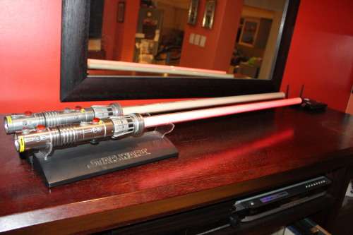 Collectible Star Wars Darth Maul Master Replicas Force FX DUAL Lightsaber