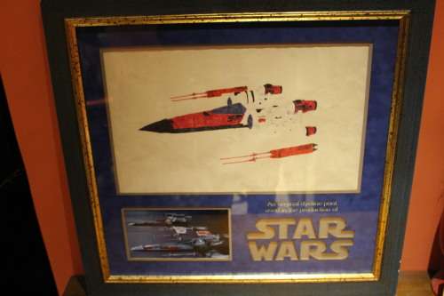 Original Movie Prop Star Wars Dyeline print
