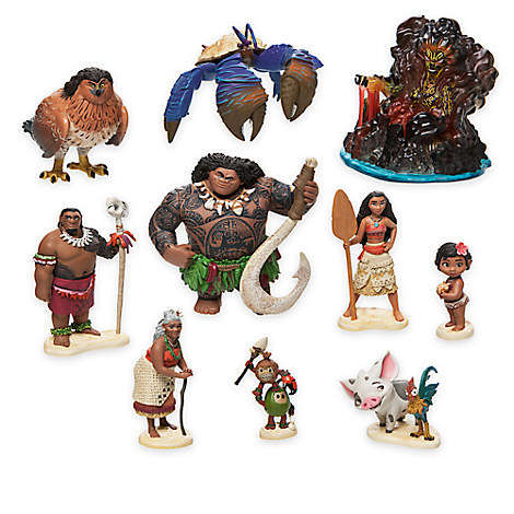 Disney Moana Figure Play Set  A "Disney Store" Exclusive