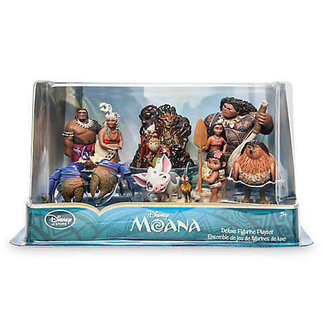 Disney Moana Figure Play Set  A "Disney Store" Exclusive