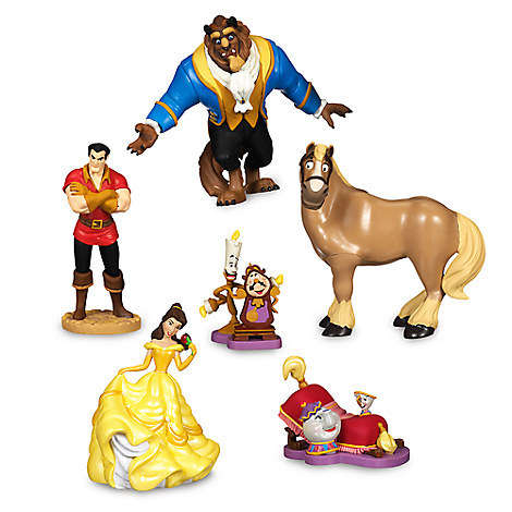 Beauty and the Beast Figure Play Set  A "Disney Store" Exclusive