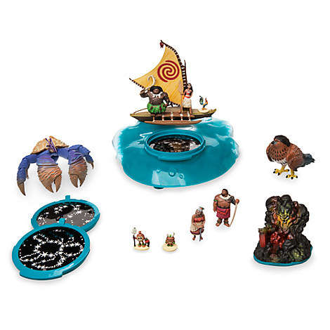 Disney Store Moana Projection Boat Play set with Sound