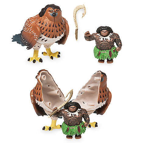 Disney Store Moana Projection Boat Play set with Sound
