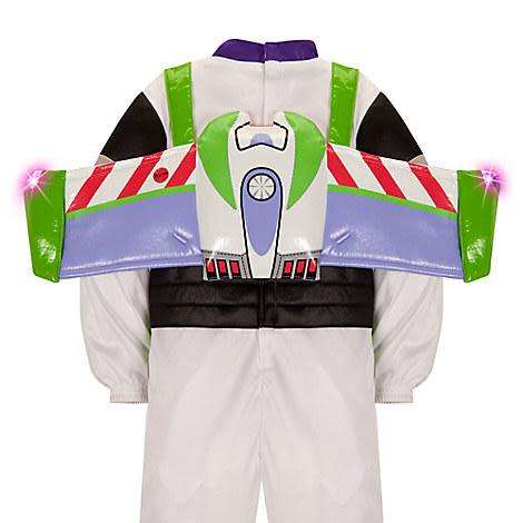 Disney Buzz Lightyear Light-Up Costume for Kids Size 6 with Light-up Helmet