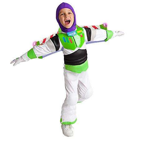 Disney Buzz Lightyear Light-Up Costume for Kids Size 6 with Light-up Helmet