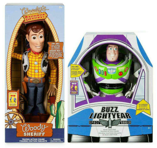 Woody And Buzz Interactive Talking Action Figures COMBO  Toy Story 4