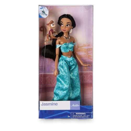 Disney Jasmine Classic Doll with Abu Figure
