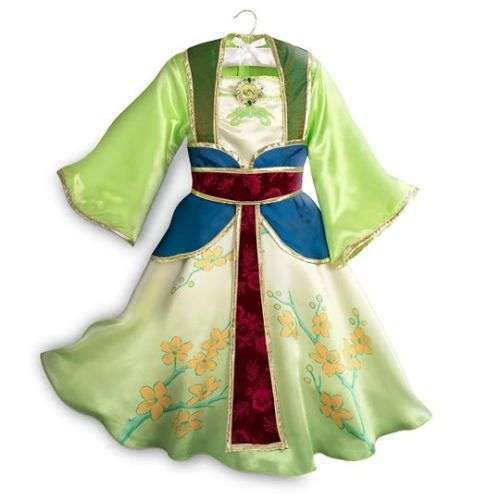 Genuine Disney Mulan Costume by the Disney Store - Kids size 5/6
