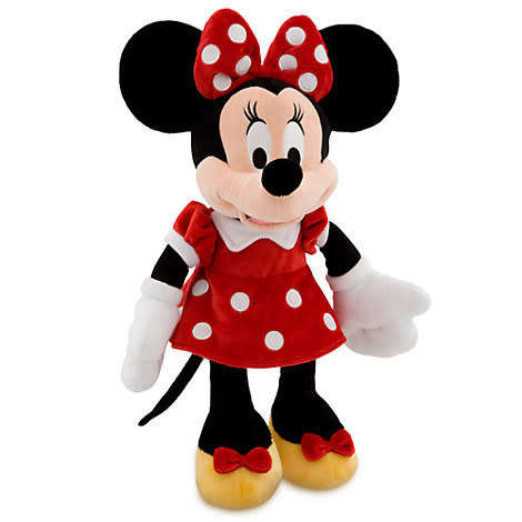 Minnie Mouse Plush  Red  Medium 18`