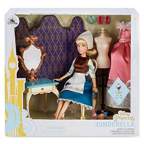 Disney Cinderella Classic Doll with Vanity Play Set