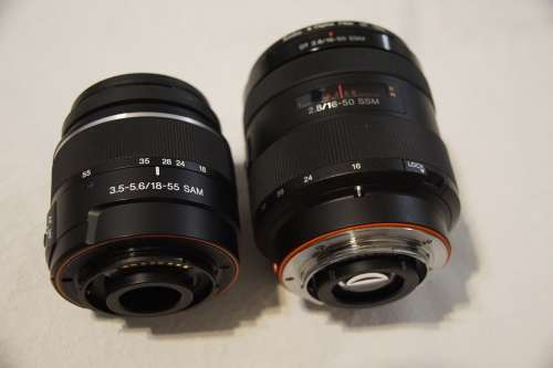Sony 16-50mm f/2.8 dt SSM zoom lens