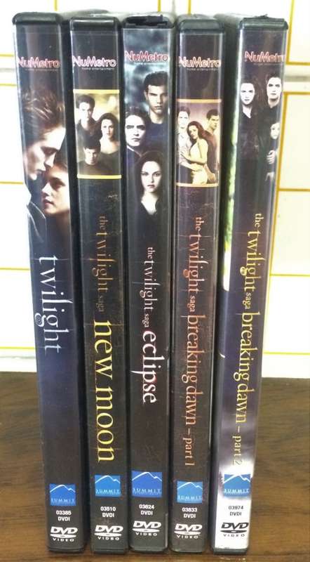 The Twilight Saga DVDs