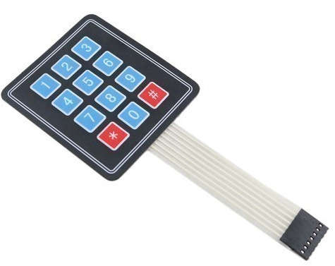 4 x 3 12 Numeric Key Membrane Switch Keypad for Arduino/AVR/PIC ***LOCAL STOCK***