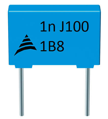 1nF 0.001uF 1000pF Poly Film Capacitor 1nJ100 100V ***LOCAL STOCK***