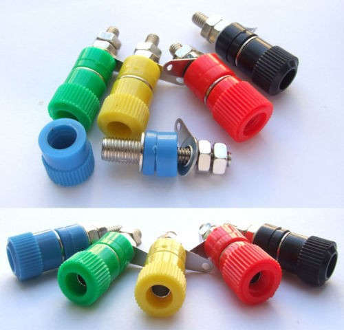 Banana Socket 4mm for Banana Jack Plug Speaker Connector Binding Post Mount - Black**LOCAL STOCK***