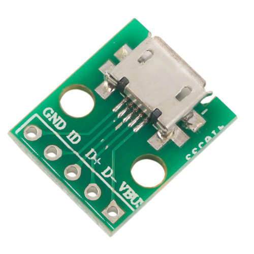 Micro USB 5 Pin Female B Type to DIP Connector 2.54mm ***LOCAL STOCK***