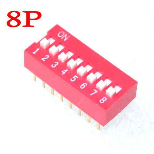8P 8 Position DIP Switch 2.54mm Pitch 2 Row 16 Pin ***LOCAL STOCK***