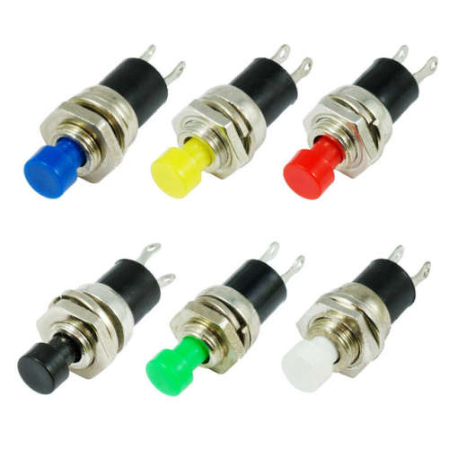 PBS-110 7mm Lockless Momentary Push Button Switch RED ***LOCAL STOCK***