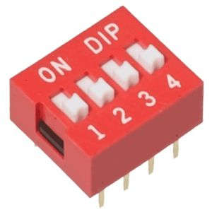 4P 4 Position DIP Switch 2.54mm Pitch 2 Row 8 Pin ***LOCAL STOCK***
