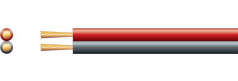 Speaker Wire Flex Ripcord Red/Black 0.50mm per metre ***LOCAL STOCK***
